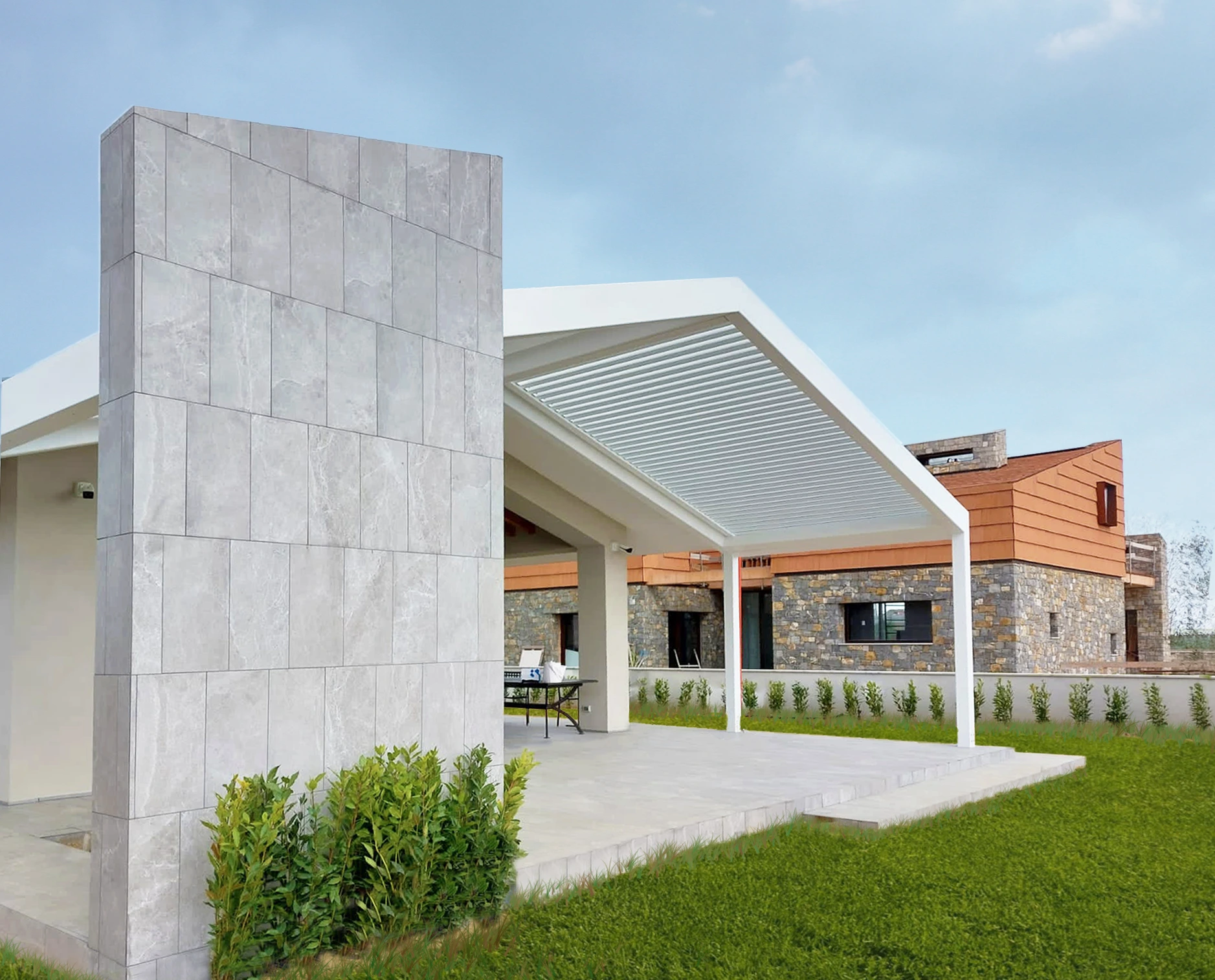 Pergola inclinata vantaggi